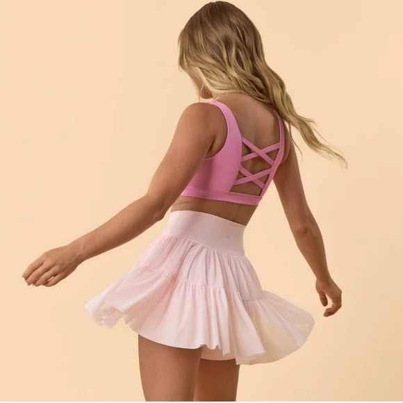 New Blogilates Women's Ballerina Skort Athletic Activewear Light Pink Small - Picture 7 of 9